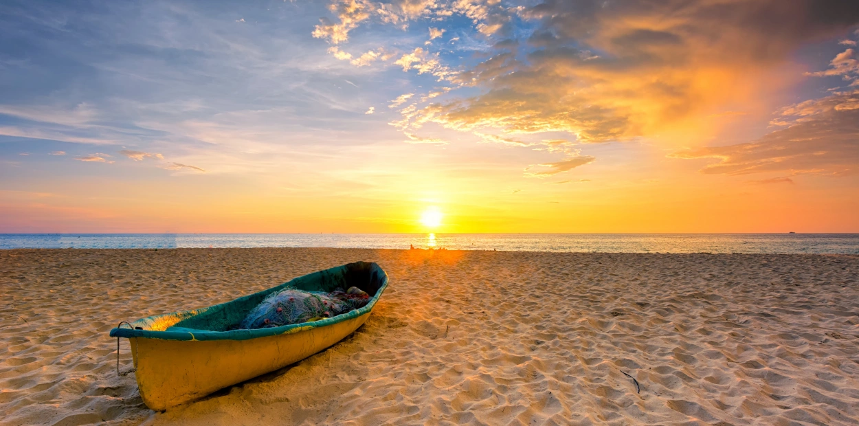 Beach On Sunrise