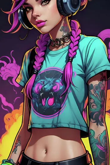 Animated Girl 9k