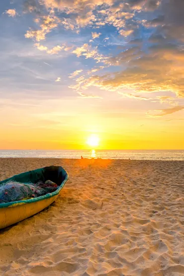 Beach On Sunrise
