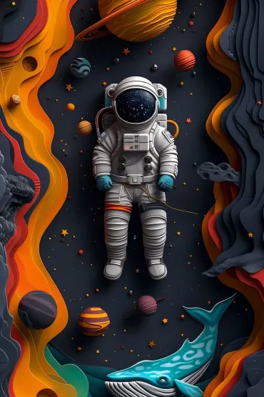 Black Space Suit