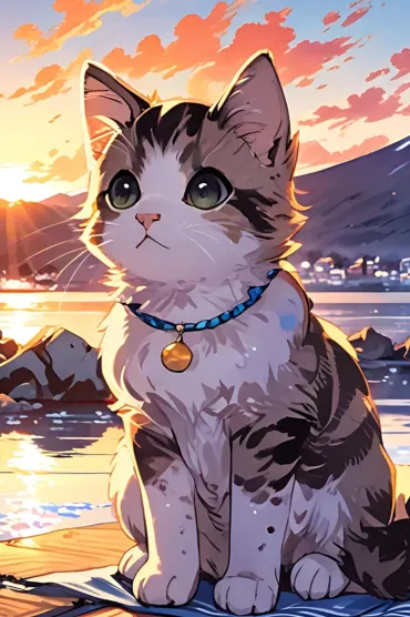 Cat White Nice