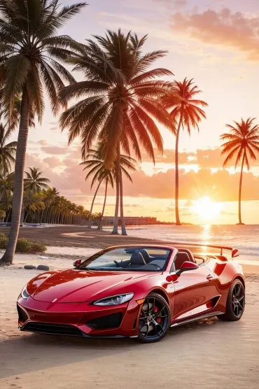 Red Car New