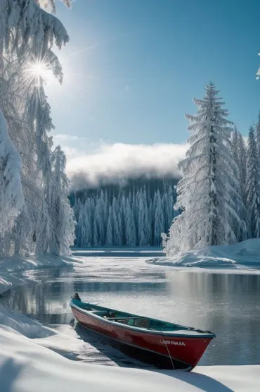 Winter Boat
