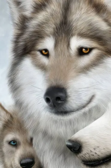 Wolf Painting